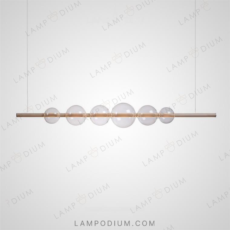 Linear, row luminaire BODO