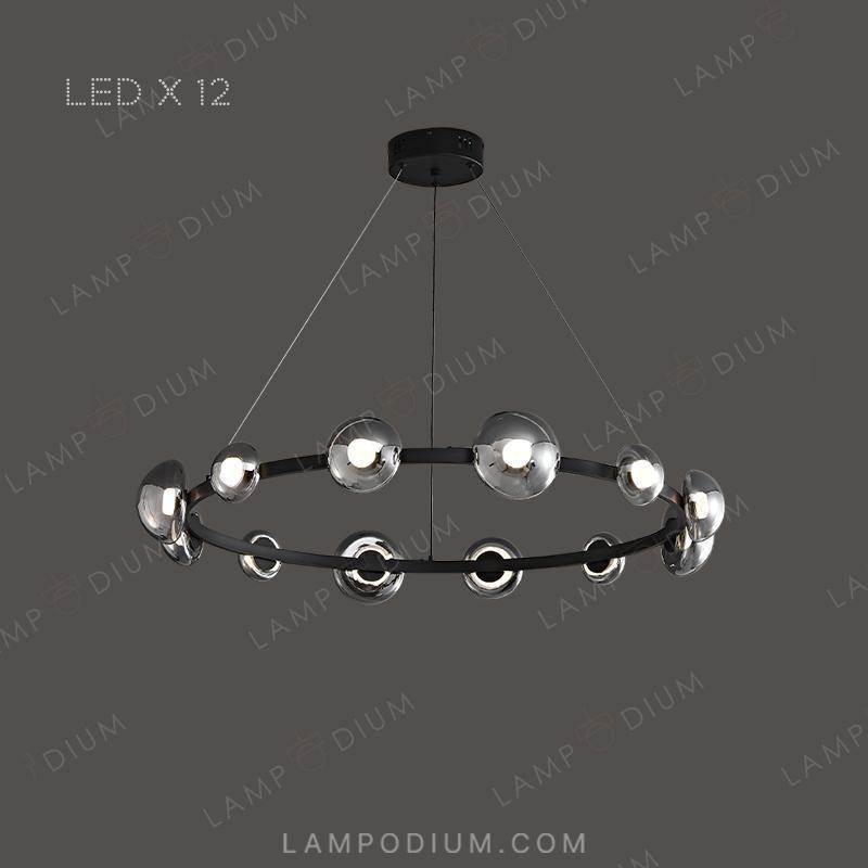 Circular chandeliers and lamps BOOSTER