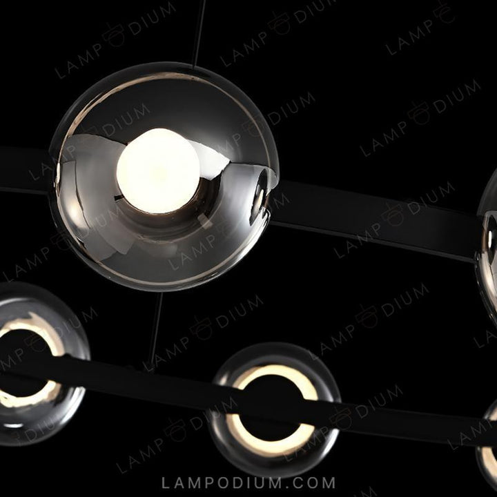 Circular chandeliers and lamps BOOSTER