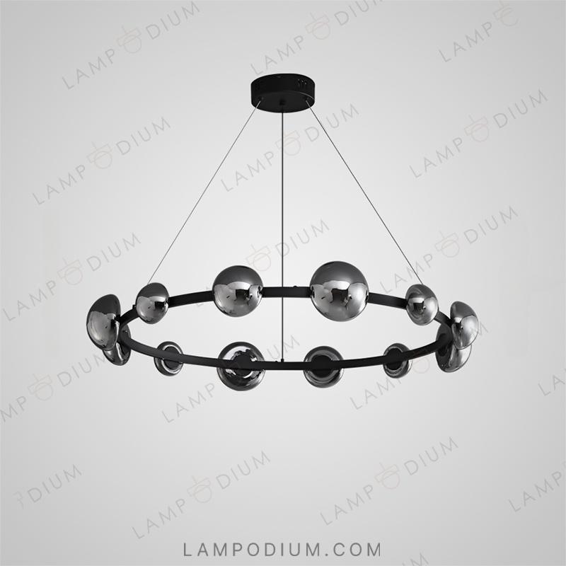 Circular chandeliers and lamps BOOSTER