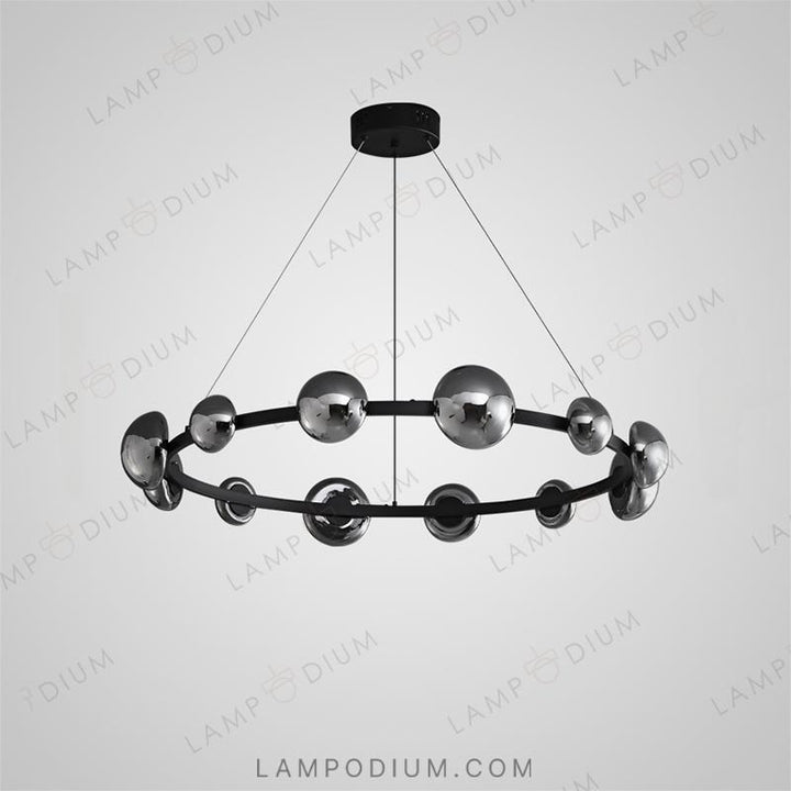 Circular chandeliers and lamps BOOSTER