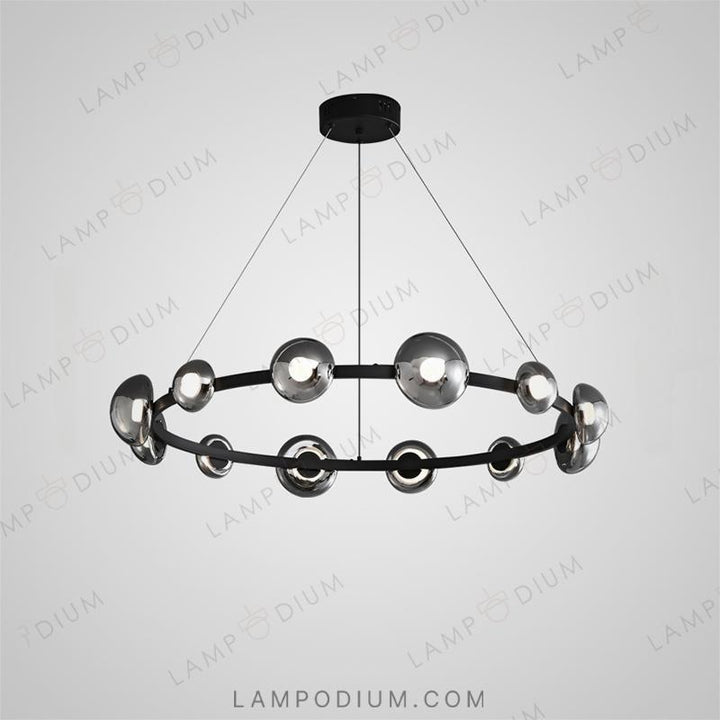 Circular chandeliers and lamps BOOSTER