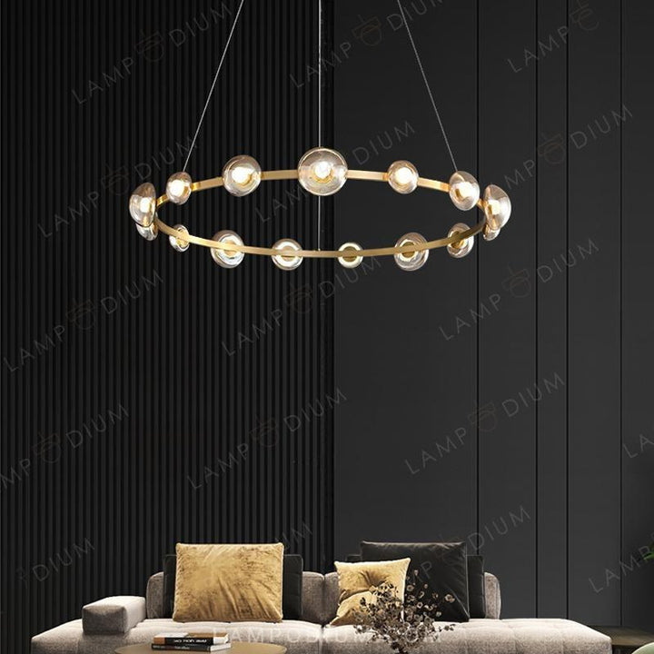 Circular chandeliers and lamps BOOSTER