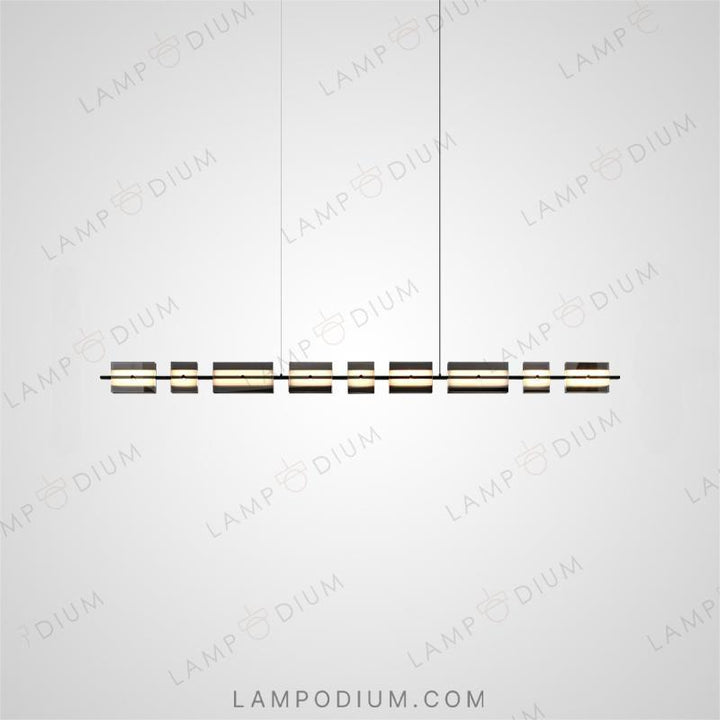 Linear, row luminaire BRIAND LONG