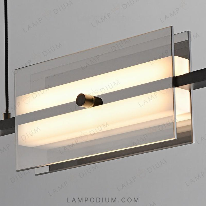 Linear, row luminaire BRIAND LONG