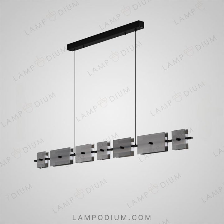 Linear, row luminaire BRIAND LONG