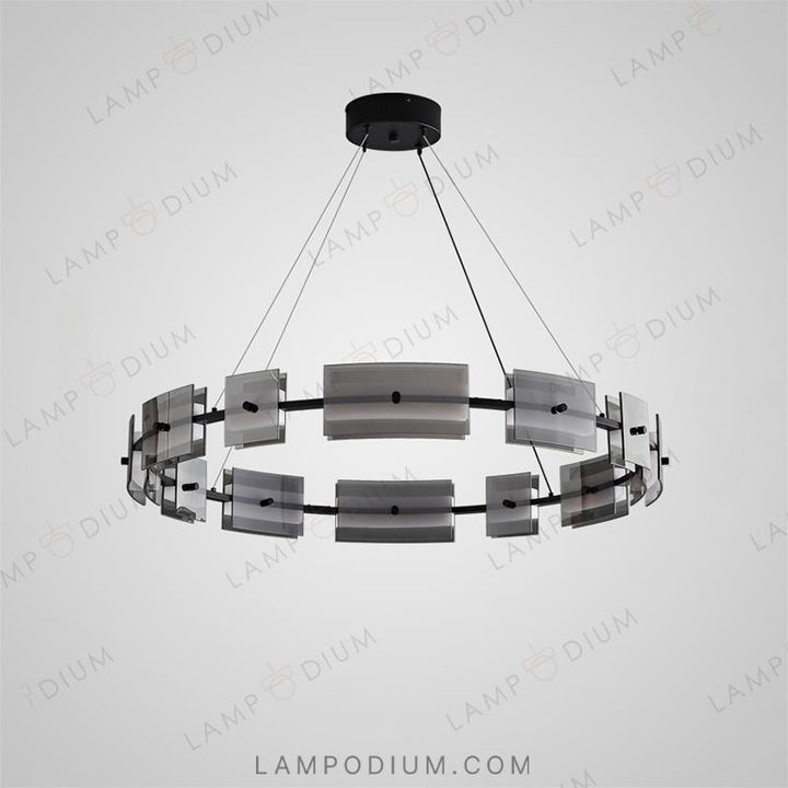 Circular chandeliers and lamps BRIAND