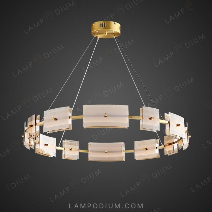 Circular chandeliers and lamps BRIAND