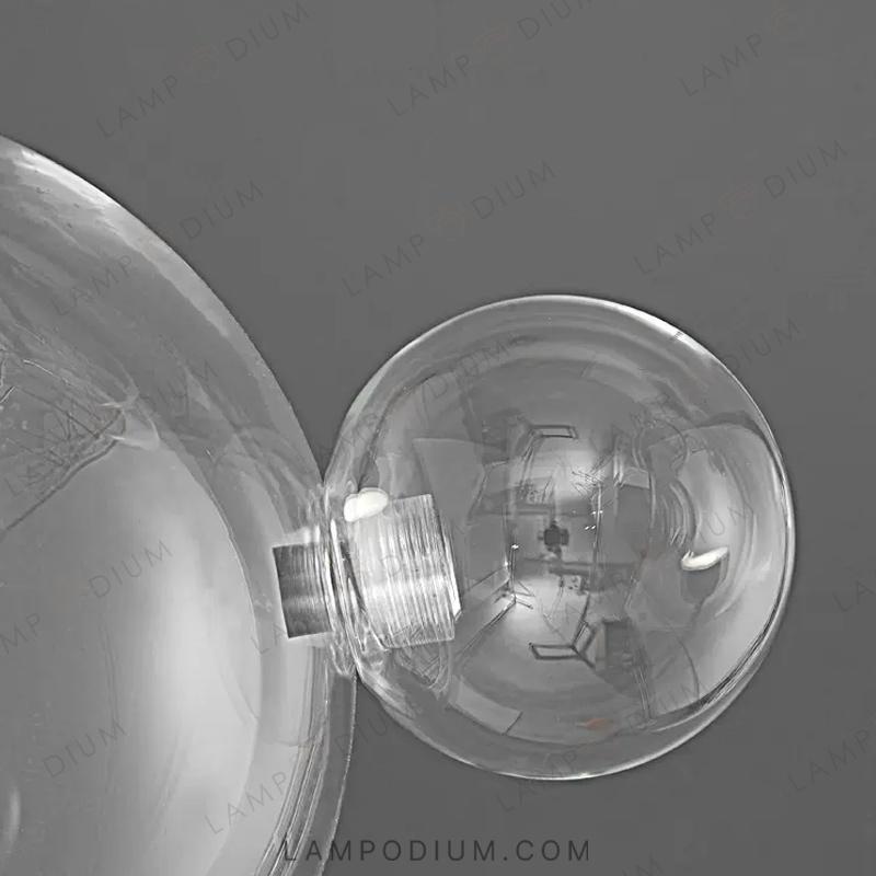 Pendant light BUBBLE B BLACK LUX