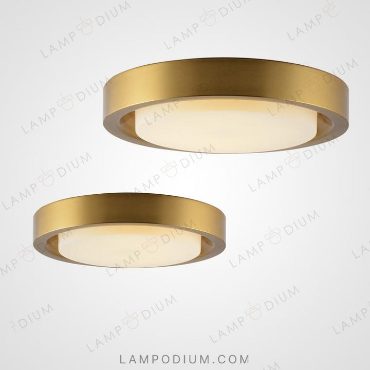 Ceiling light fixture BUTTON BRASS