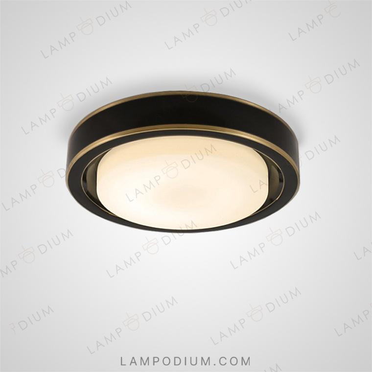 Ceiling light fixture BUTTON BRASS