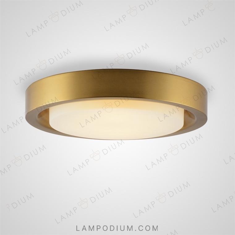 Ceiling light fixture BUTTON BRASS