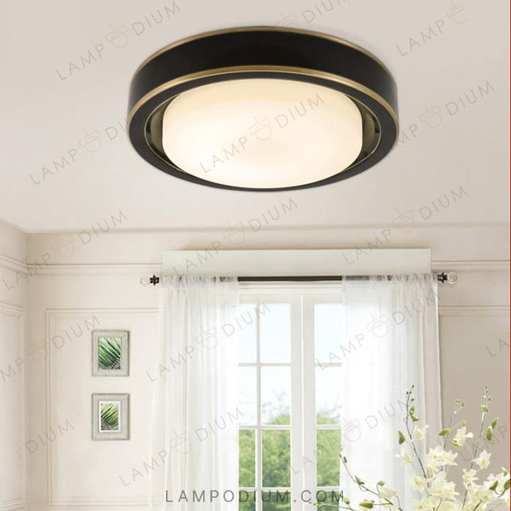 Ceiling light fixture BUTTON BRASS