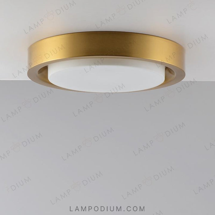 Ceiling light fixture BUTTON BRASS