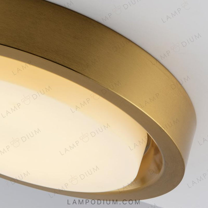 Ceiling light fixture BUTTON BRASS