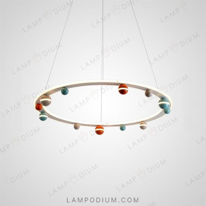 Circular chandeliers and lamps CAKE RING