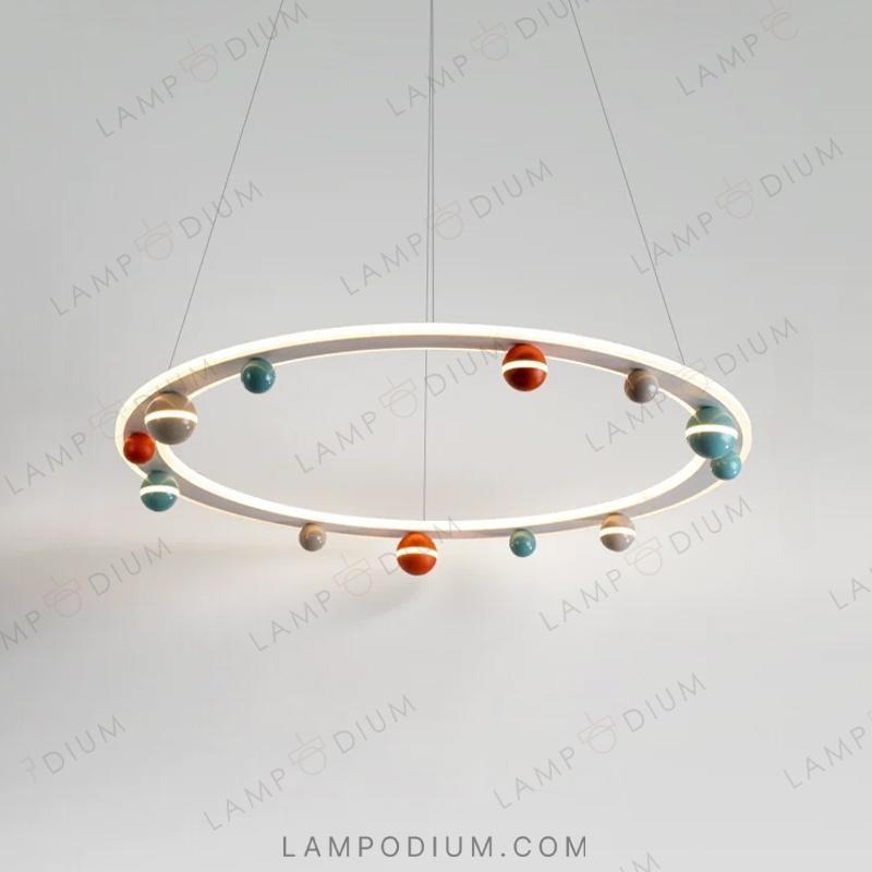 Circular chandeliers and lamps CAKE RING