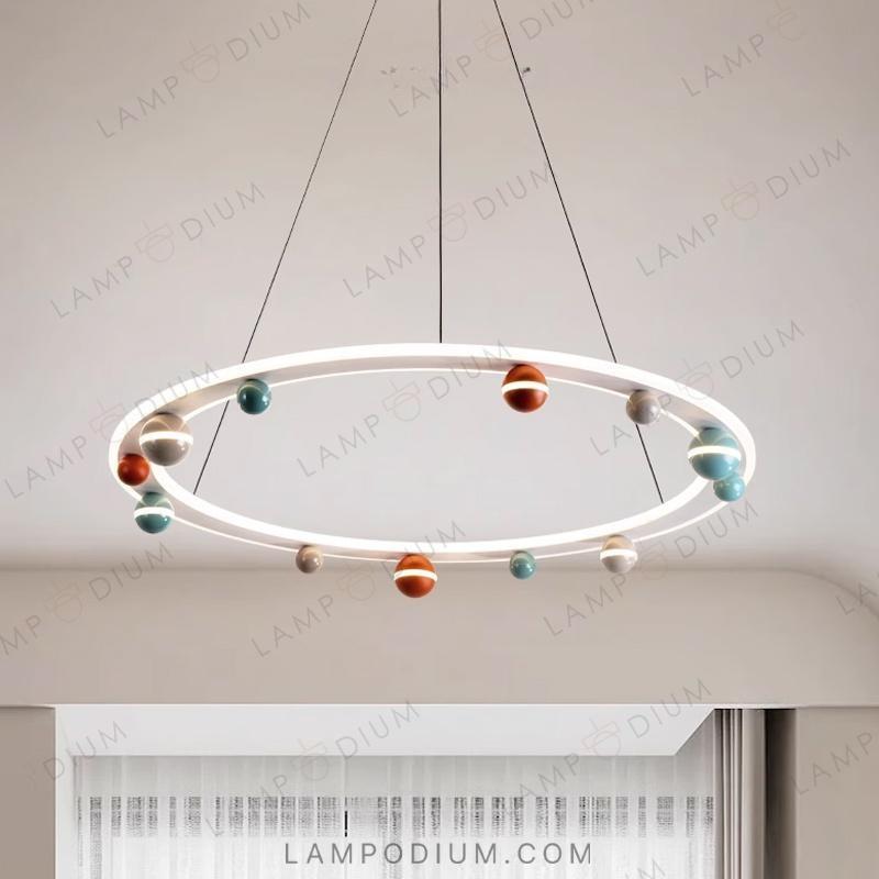 Circular chandeliers and lamps CAKE RING