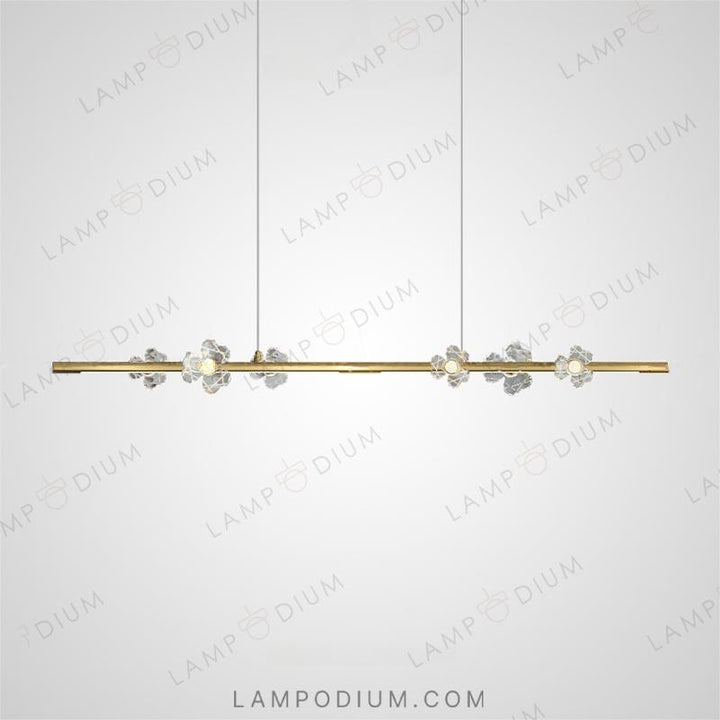 Linear, row luminaire CAMILIA LONG