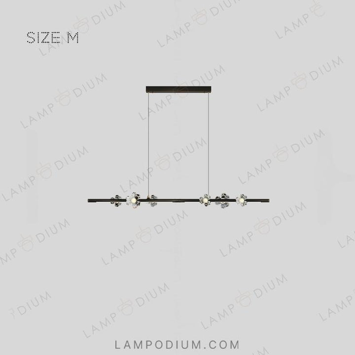 Linear, row luminaire CAMILIA LONG