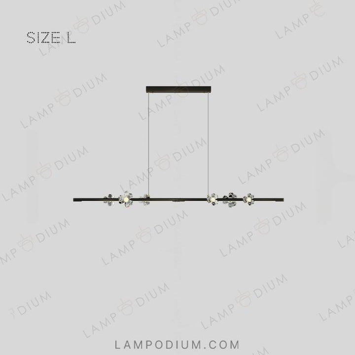 Linear, row luminaire CAMILIA LONG