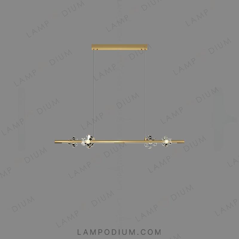 Linear, row luminaire CAMILIA LONG