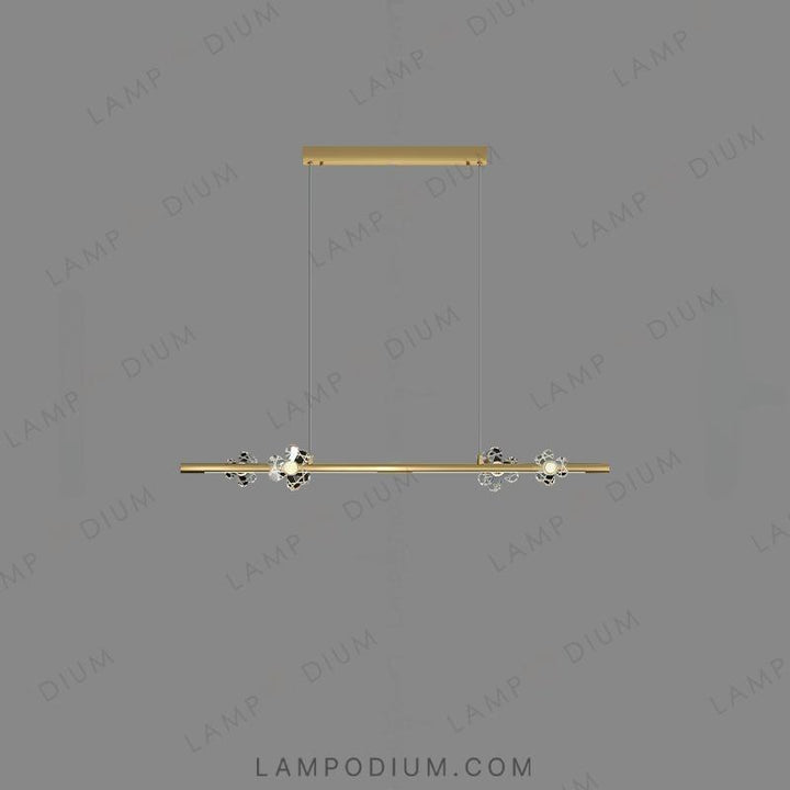 Linear, row luminaire CAMILIA LONG