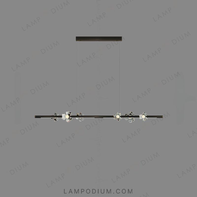 Linear, row luminaire CAMILIA LONG