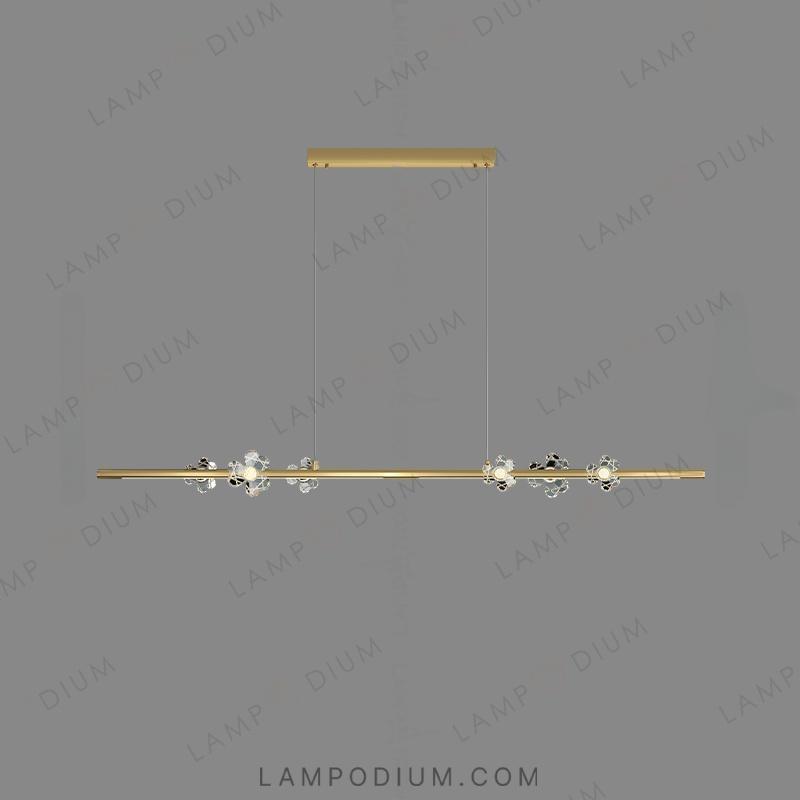 Linear, row luminaire CAMILIA LONG