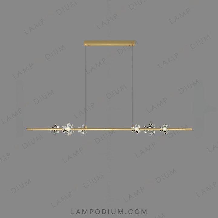 Linear, row luminaire CAMILIA LONG