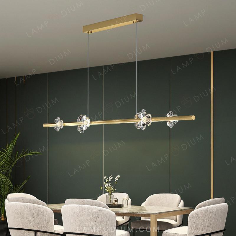 Linear, row luminaire CAMILIA LONG