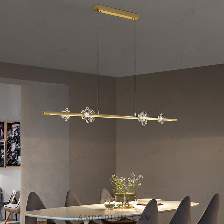 Linear, row luminaire CAMILIA LONG