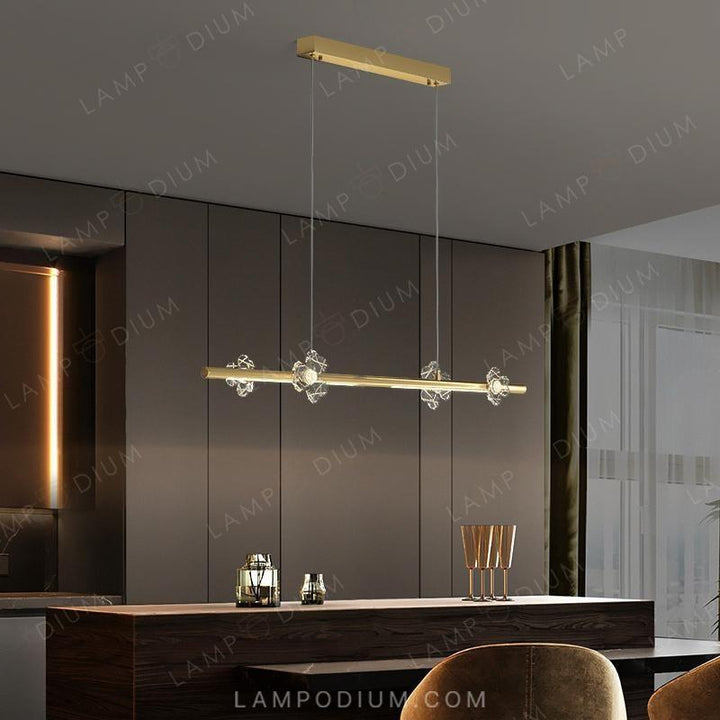 Linear, row luminaire CAMILIA LONG