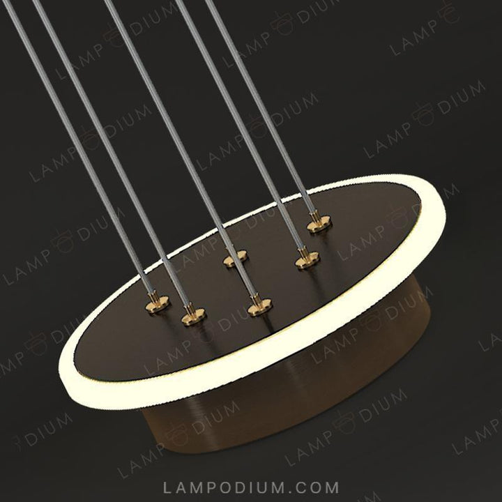 Circular chandeliers and light fixtures. CAMILIA RING