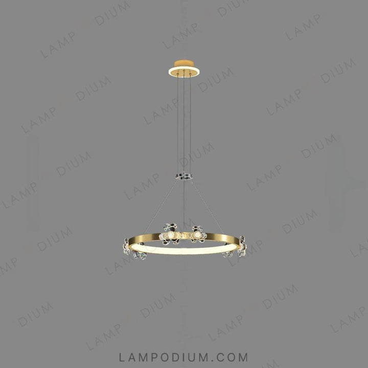 Circular chandeliers and lamps CAMILIA