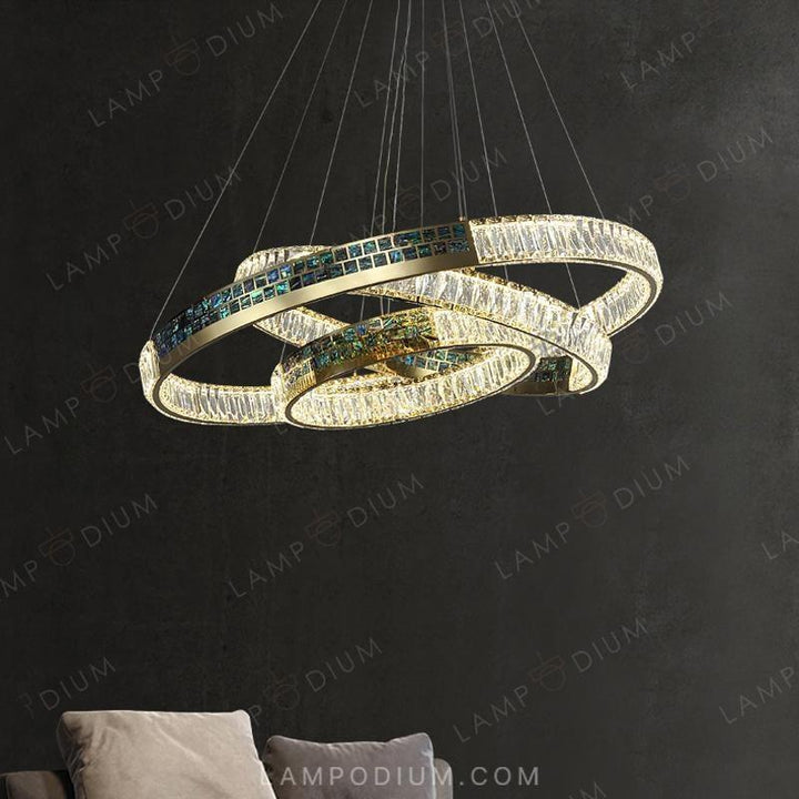 Circular chandeliers and lamps CANTATA X