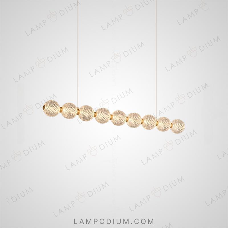 Linear, row luminaire CARA LONG