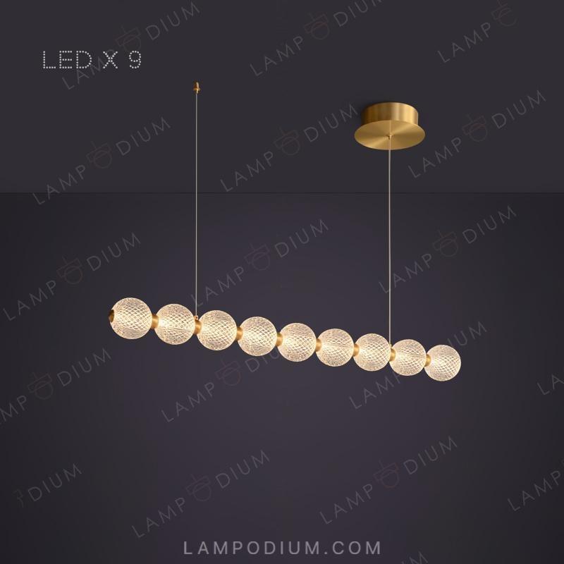 Linear, row luminaire CARA LONG