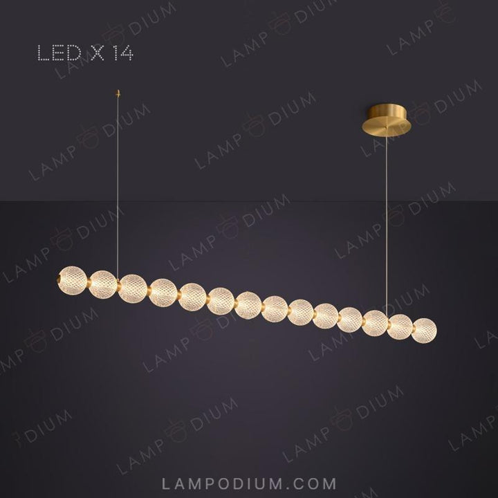 Linear, row luminaire CARA LONG