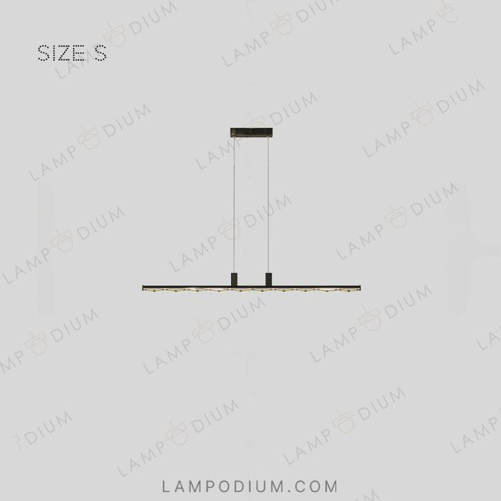 Linear, row luminaire CARIA LONG