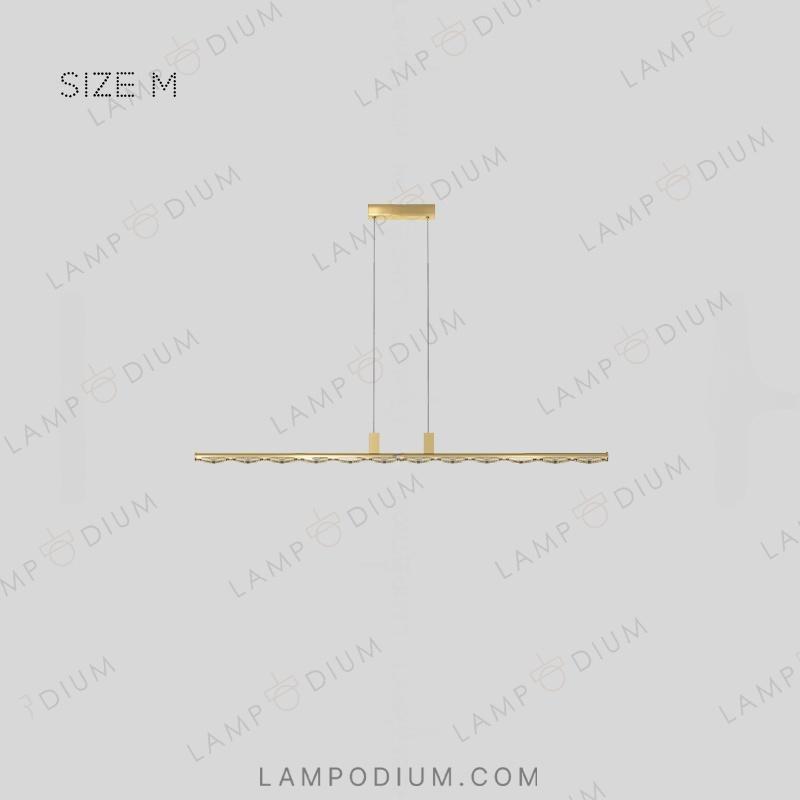 Linear, row luminaire CARIA LONG