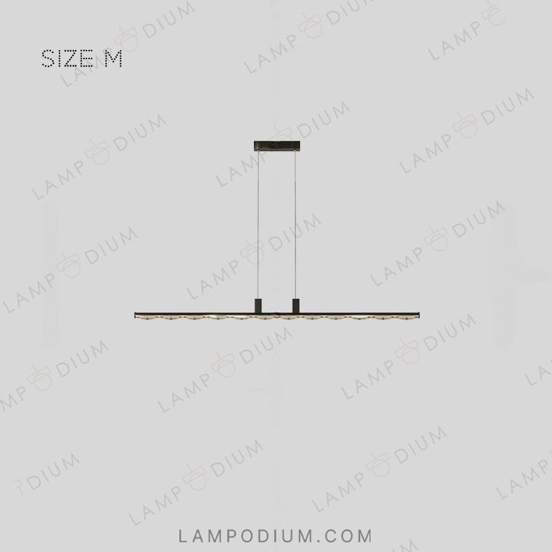 Linear, row luminaire CARIA LONG