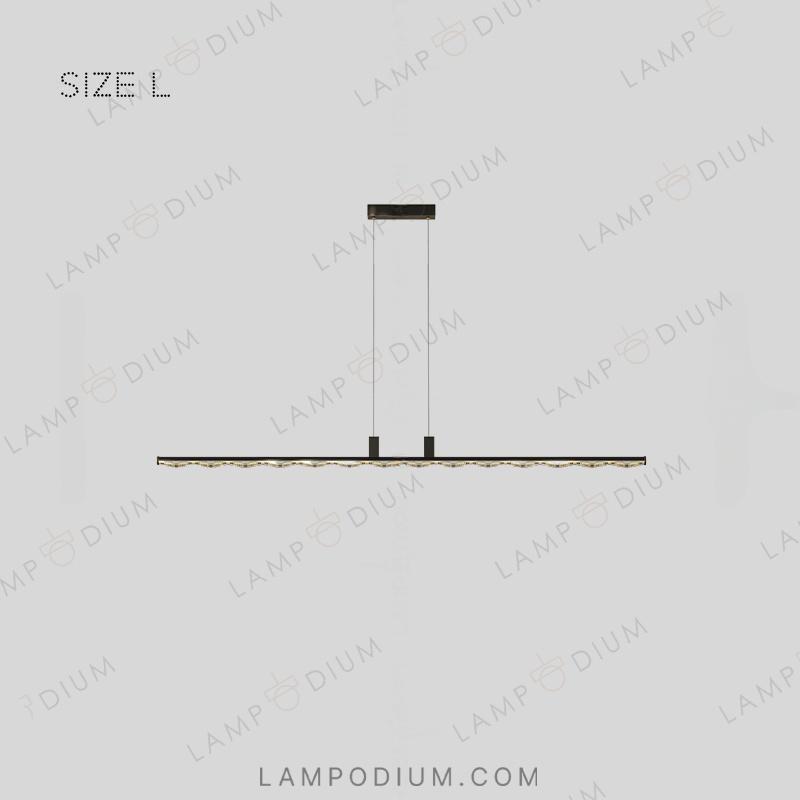 Linear, row luminaire CARIA LONG