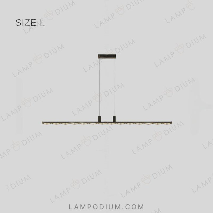 Linear, row luminaire CARIA LONG