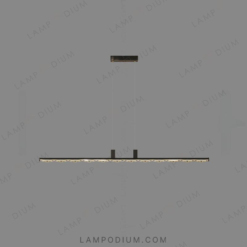 Linear, row luminaire CARIA LONG