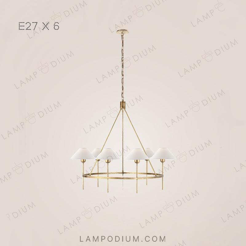 Circular chandeliers and light fixtures CARMA