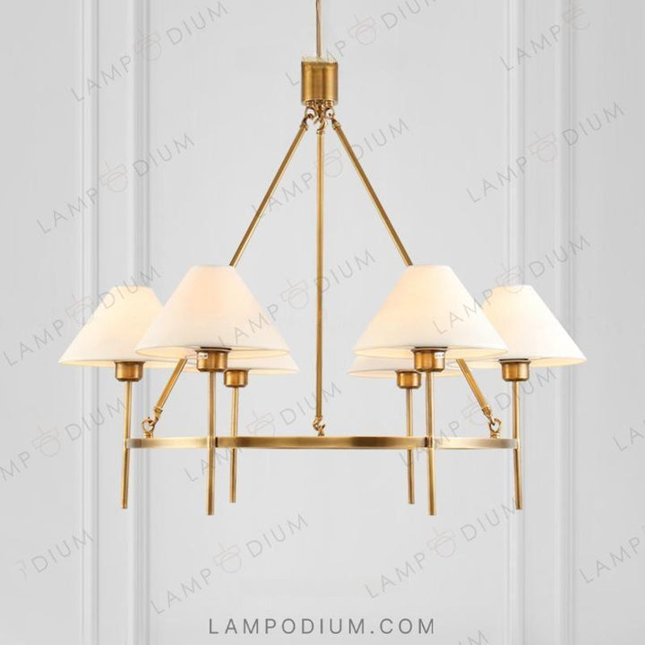 Circular chandeliers and light fixtures CARMA