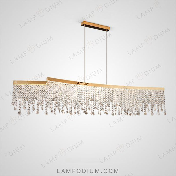 Linear, row luminaire CASSANDRA LONG