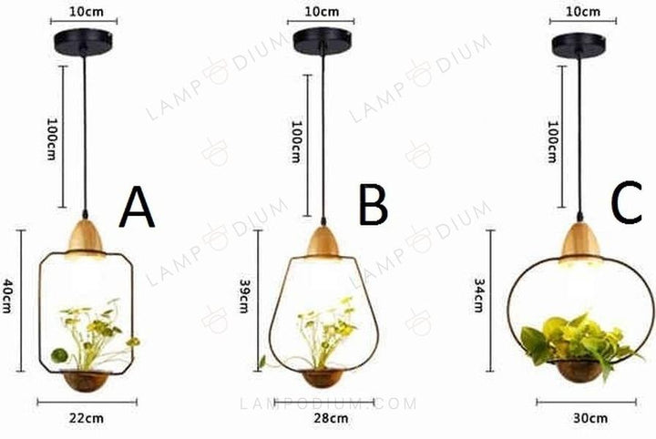 Pendant light PLANT A