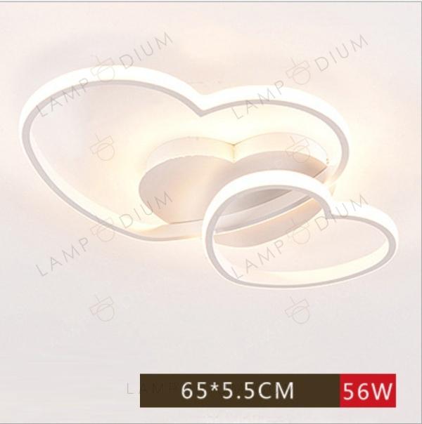 Ceiling light LAMPADA CUORE Ø 50 CM